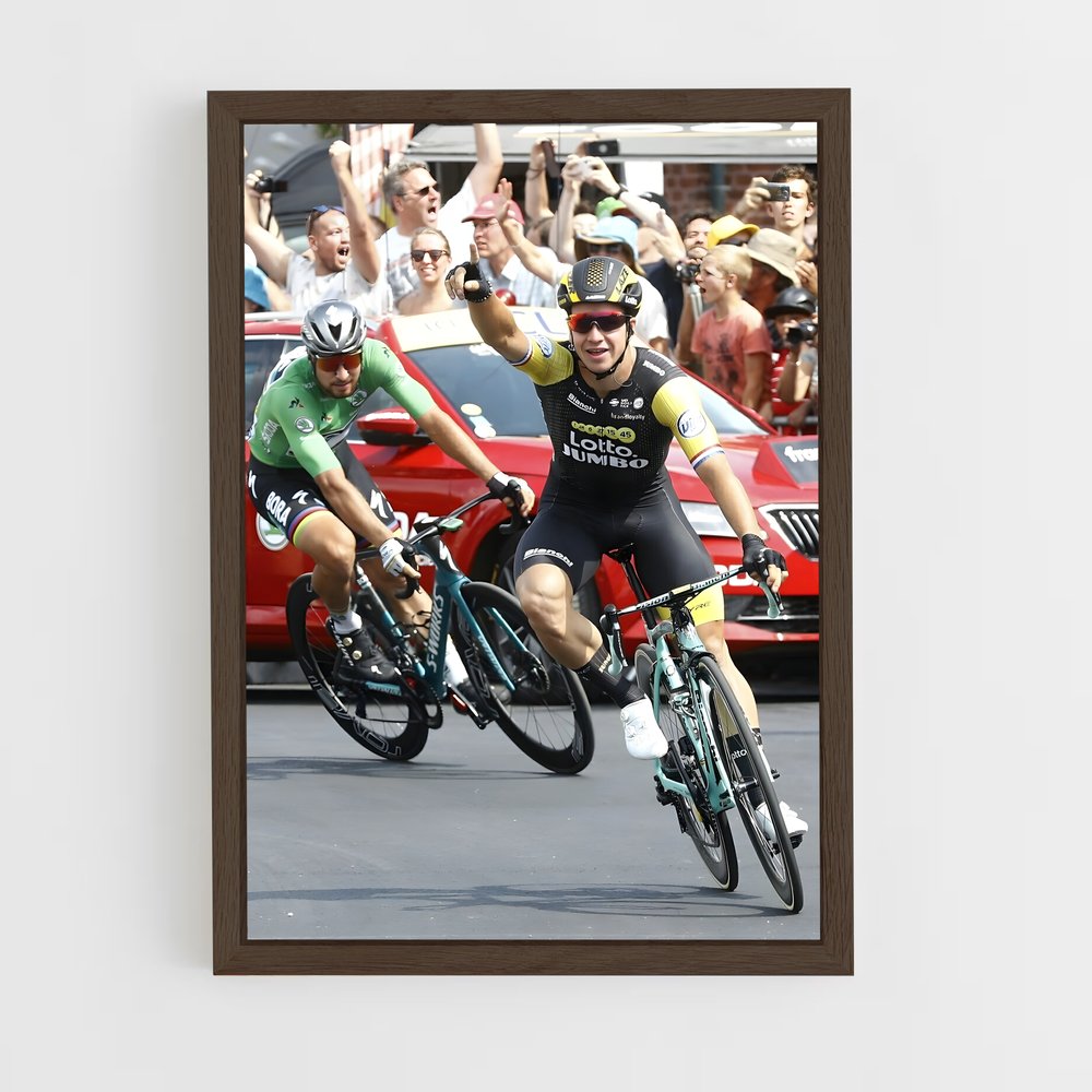 Poster Pédale à Fond – affiche Cyclisme (vue 5)